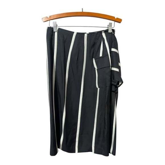 Equipment Raysa Silk Blend Wrap Skirt Size 6 - Picture 4 of 8